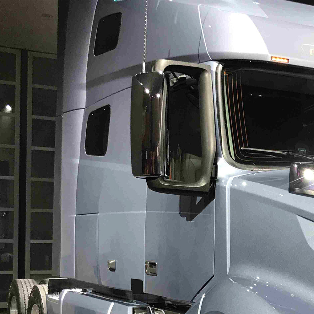 Compatible avec les couvre-rétroviseurs noirs Volvo VNL/VNM (2 pièces)