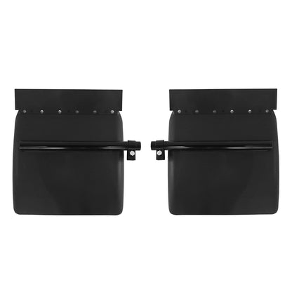 24" Black Poly Semi Truck Quarter Fenders