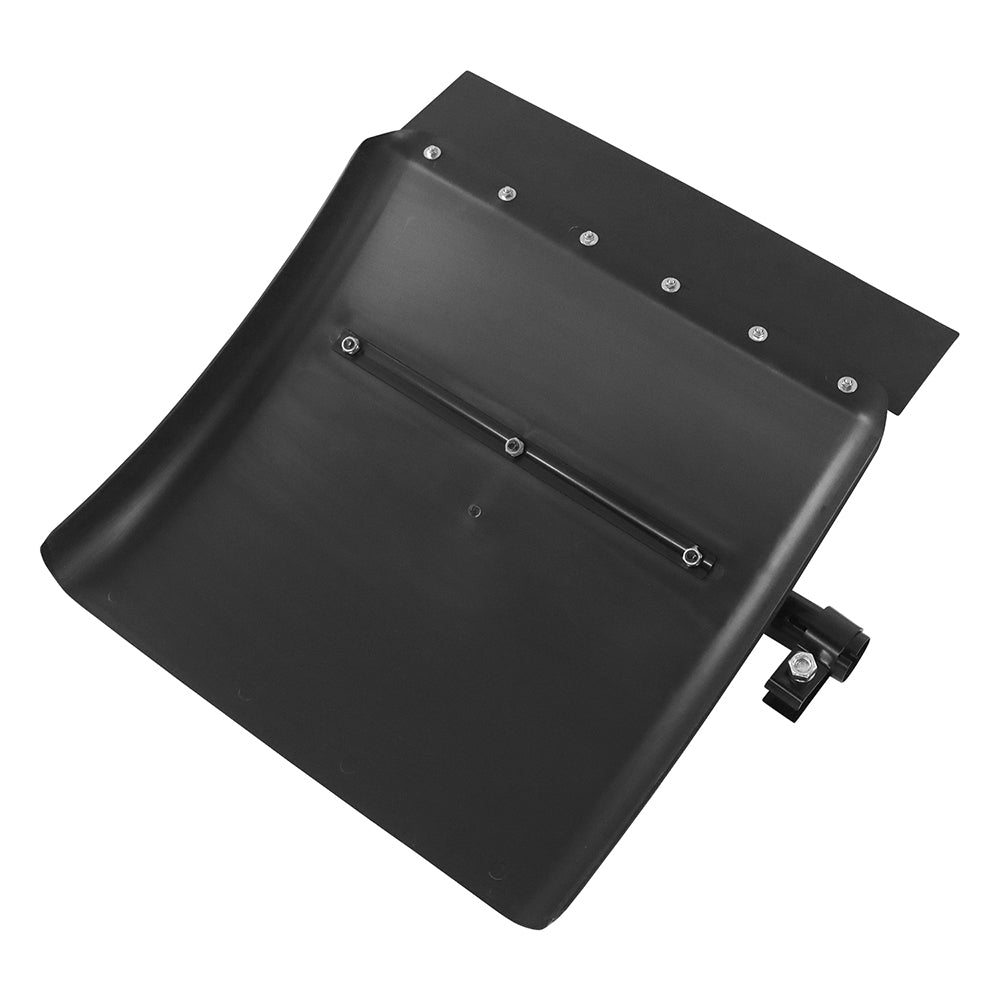 24" Black Poly Semi Truck Quarter Fenders