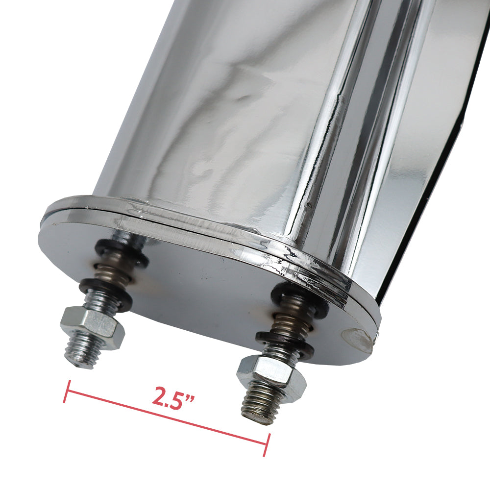 27" Stainless Steel Angled Mud Flap Hanger Bracket for semi truck