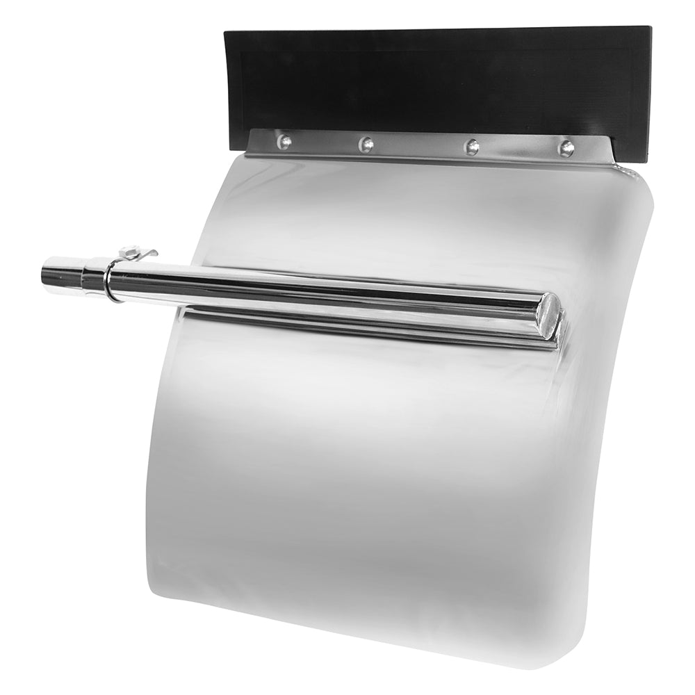 Stainless Steel Semi Truck Quarter Fenders, 24"X24" Stainless Steel Semi Truck Quarter Fenders