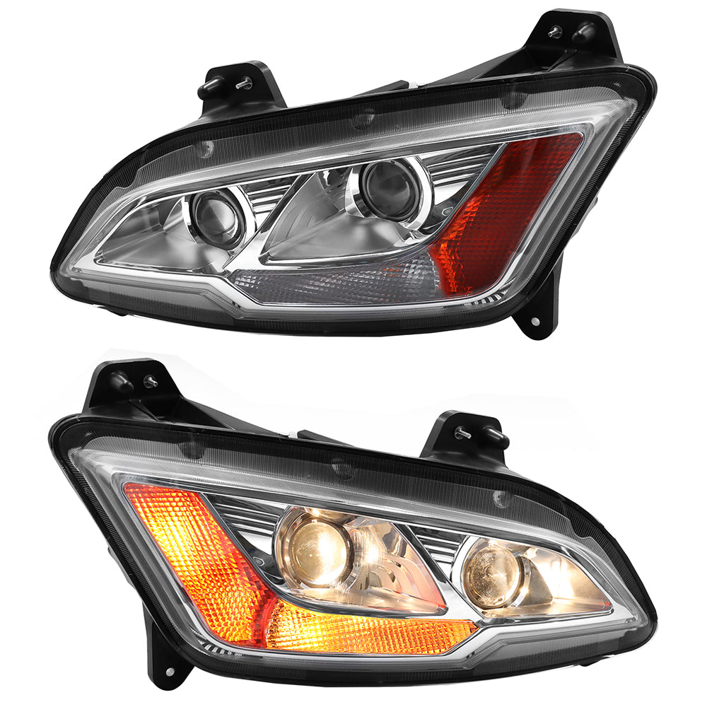 Halogen Headlights Assembly fit for Peterbilt 579/587 2022+
