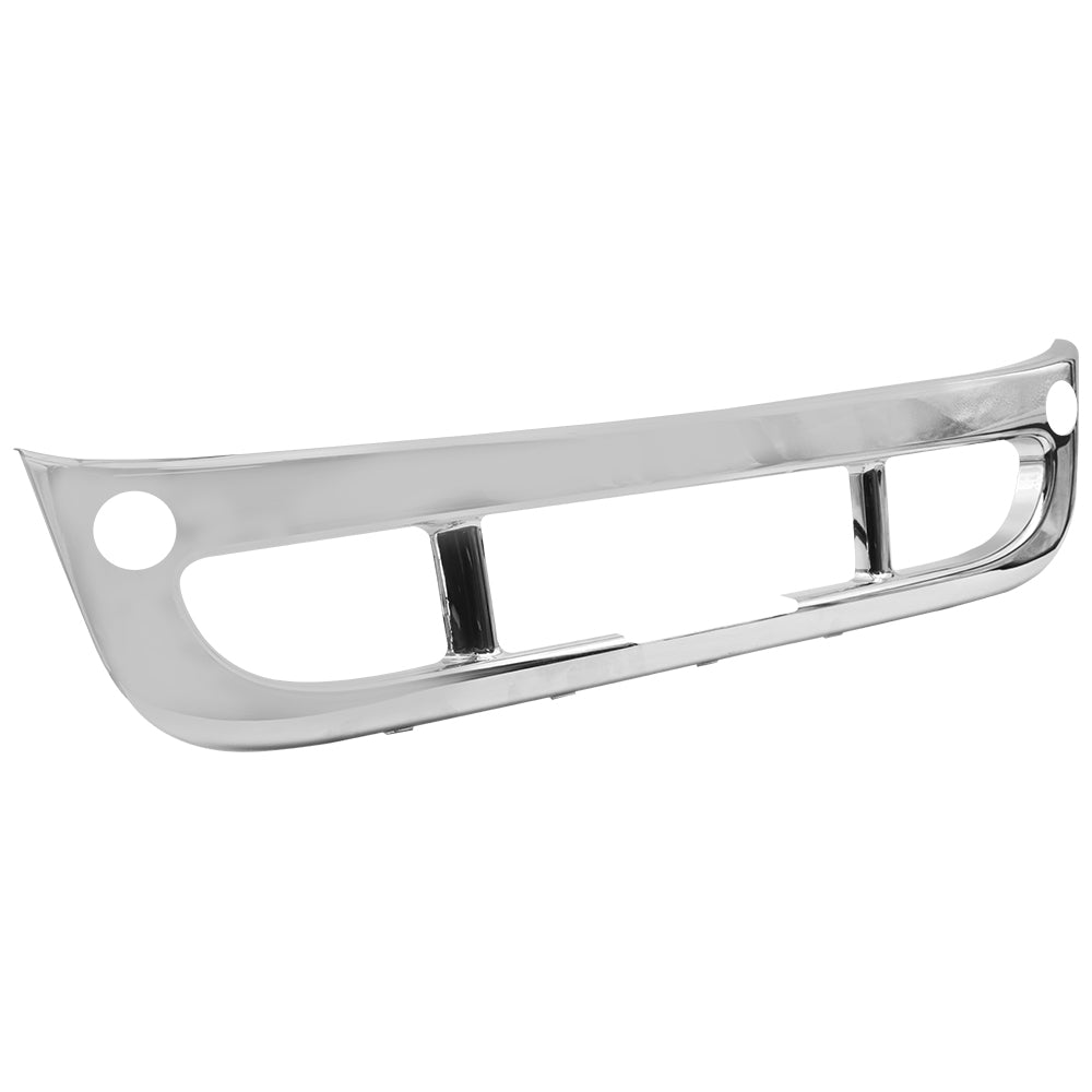 Cache intérieur de pare-chocs avant central chromé compatible avec Freightliner Cascadia 2008-2017