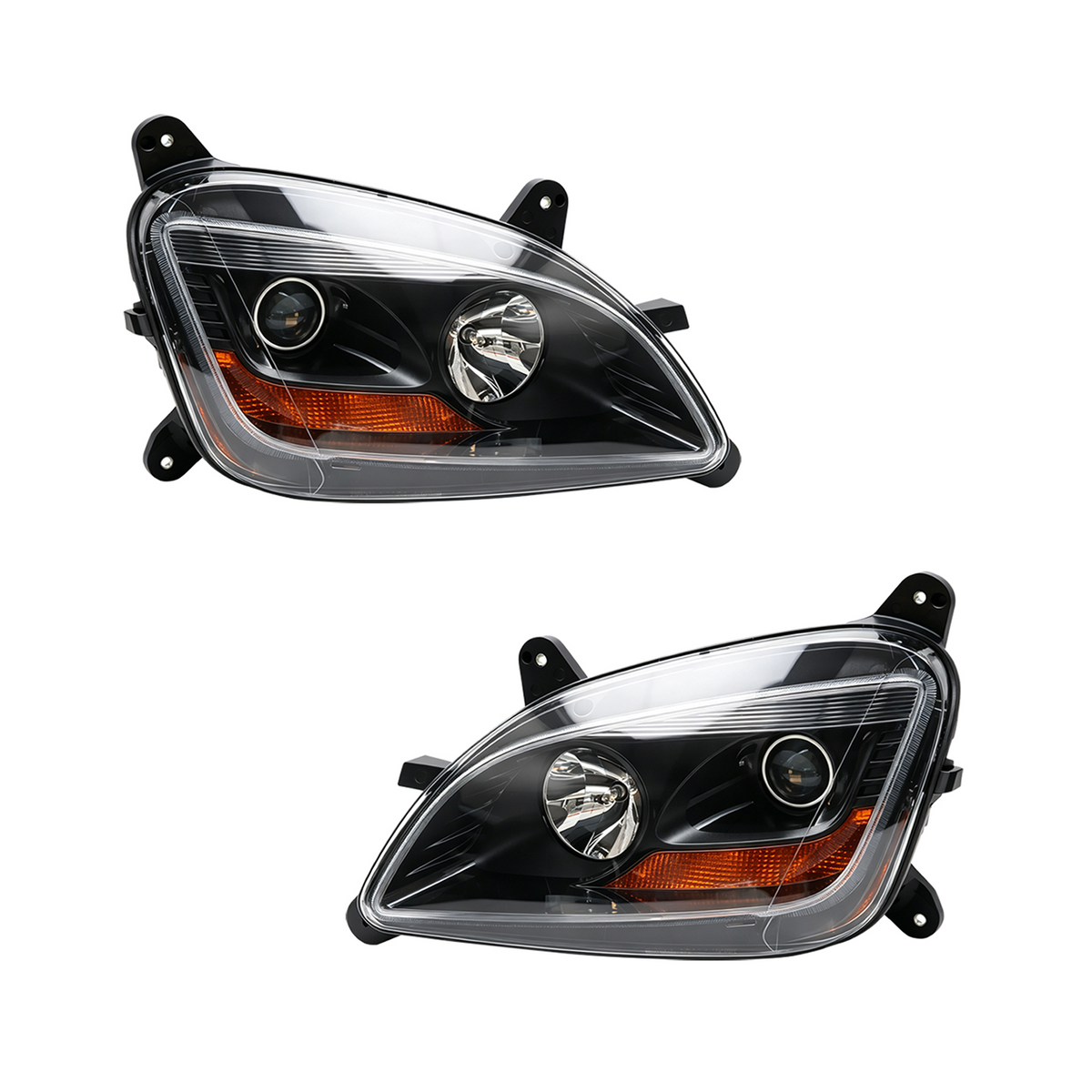 Ensemble de phares halogènes compatible avec Peterbilt 579 587