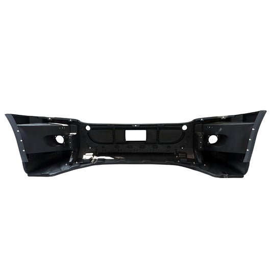 Pare-chocs avant complet compatible avec Freightliner Cascadia 2008-2016 avec trous pour phares antibrouillard, noir