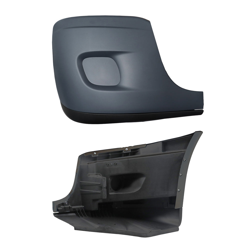 Conner Bumper Without Fog Light Hole Compatible With Freightliner Cascadia 2008-2017 Driver Side