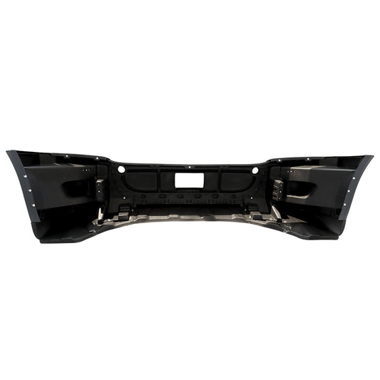 Pare-chocs avant complet compatible avec Freightliner Cascadia 2008-2016 sans trous de phares antibrouillard Noir