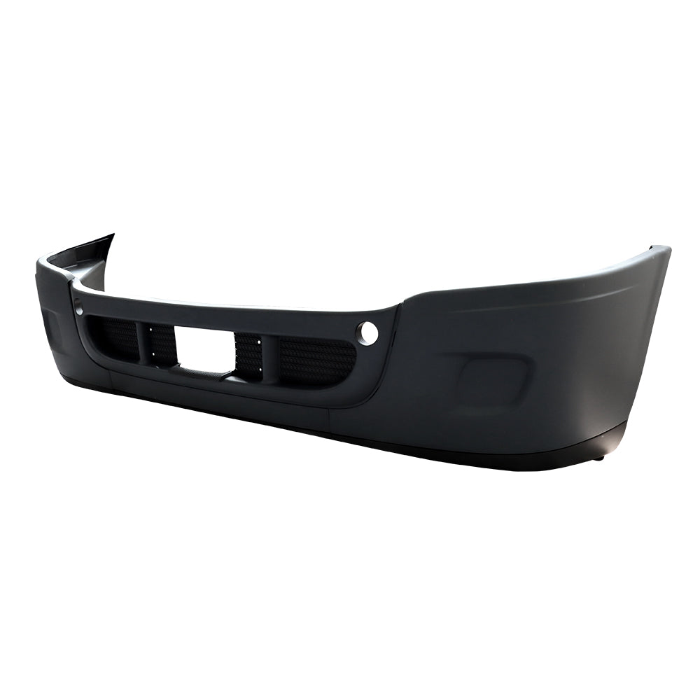 Pare-chocs avant complet compatible avec Freightliner Cascadia 2008-2016 sans trous de phares antibrouillard Noir