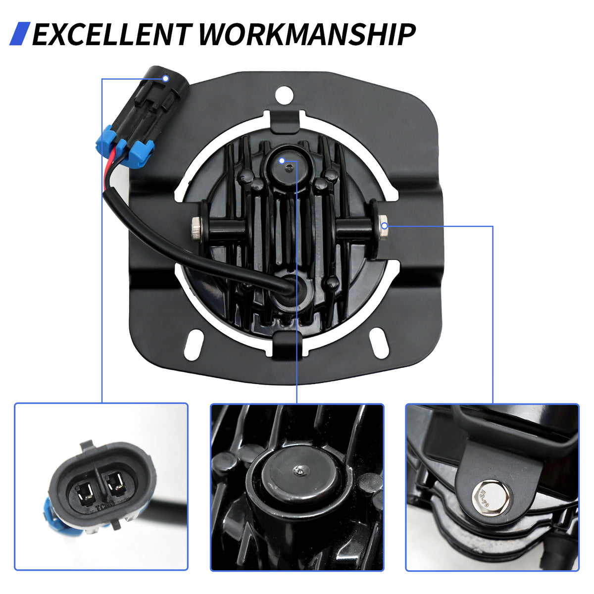 LED Fog Lights fit for Kenworth T680 2022-2024
