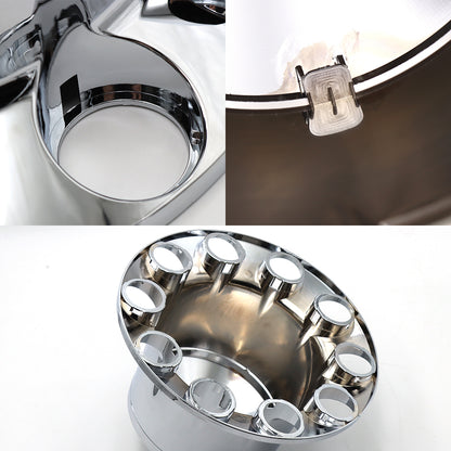 Hub Covers Kit 2 Front and 4 Rear Include Hub Caps