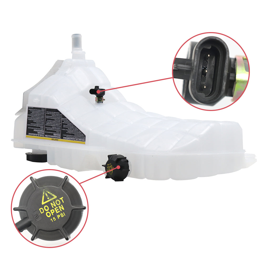 Compatible avec le réservoir de liquide de refroidissement Kenworth et Peterbilt