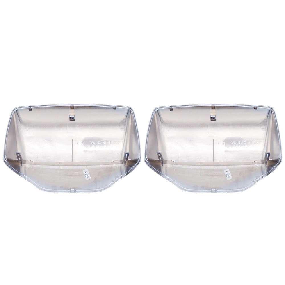 Hood Mirror Covers for Kenworth T680, Chrome Hood Mirror Covers Fit for Kenworth T680 2013-2021