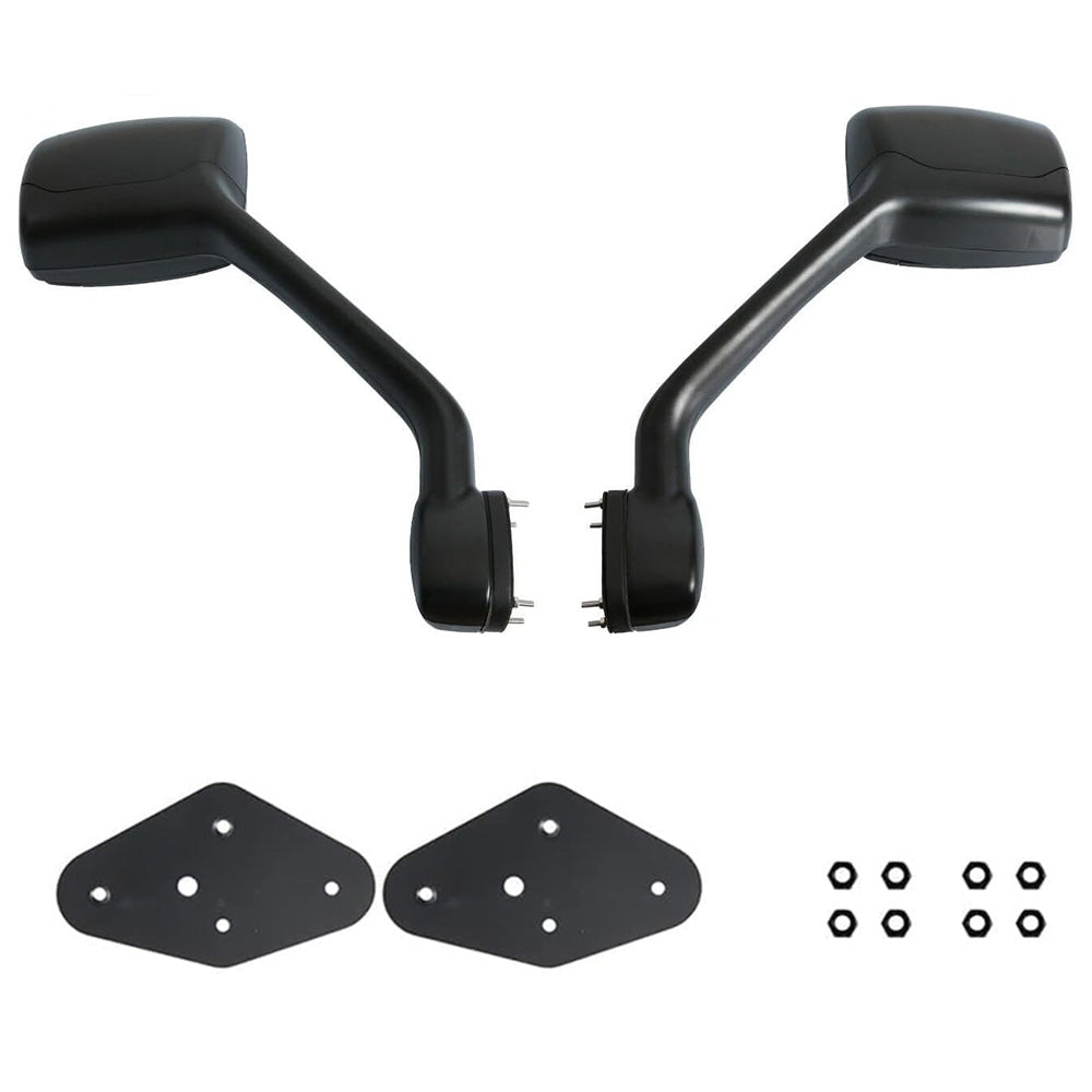 Hood Mirrors for Kenworth T680 2013-2021, Black Hood Mirrors Fit for Kenworth T680 2013-2020