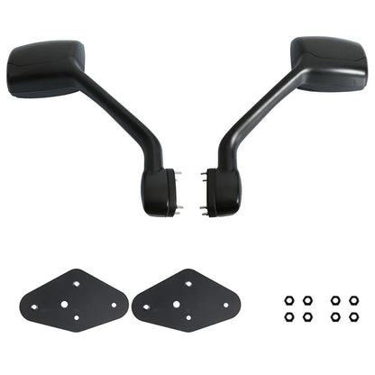 Hood Mirrors for Kenworth T680 2013-2021, Black Hood Mirrors Fit for Kenworth T680 2013-2020