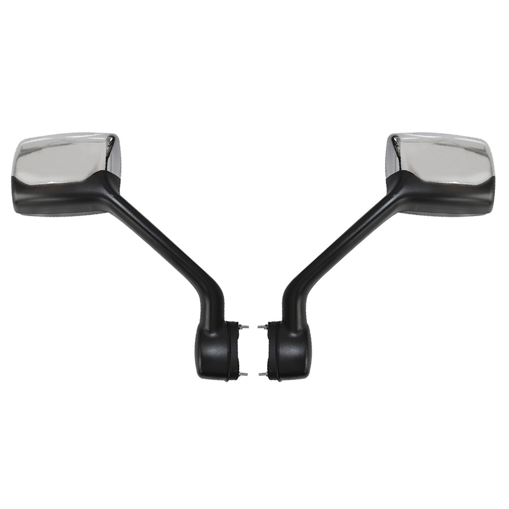 Chrome Hood Mirrors Compatible With Kenworth T680 & Peterbilt 579/587