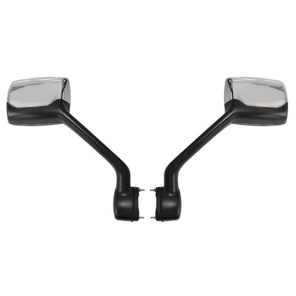 Chrome Hood Mirrors Compatible With Kenworth T680 & Peterbilt 579/587