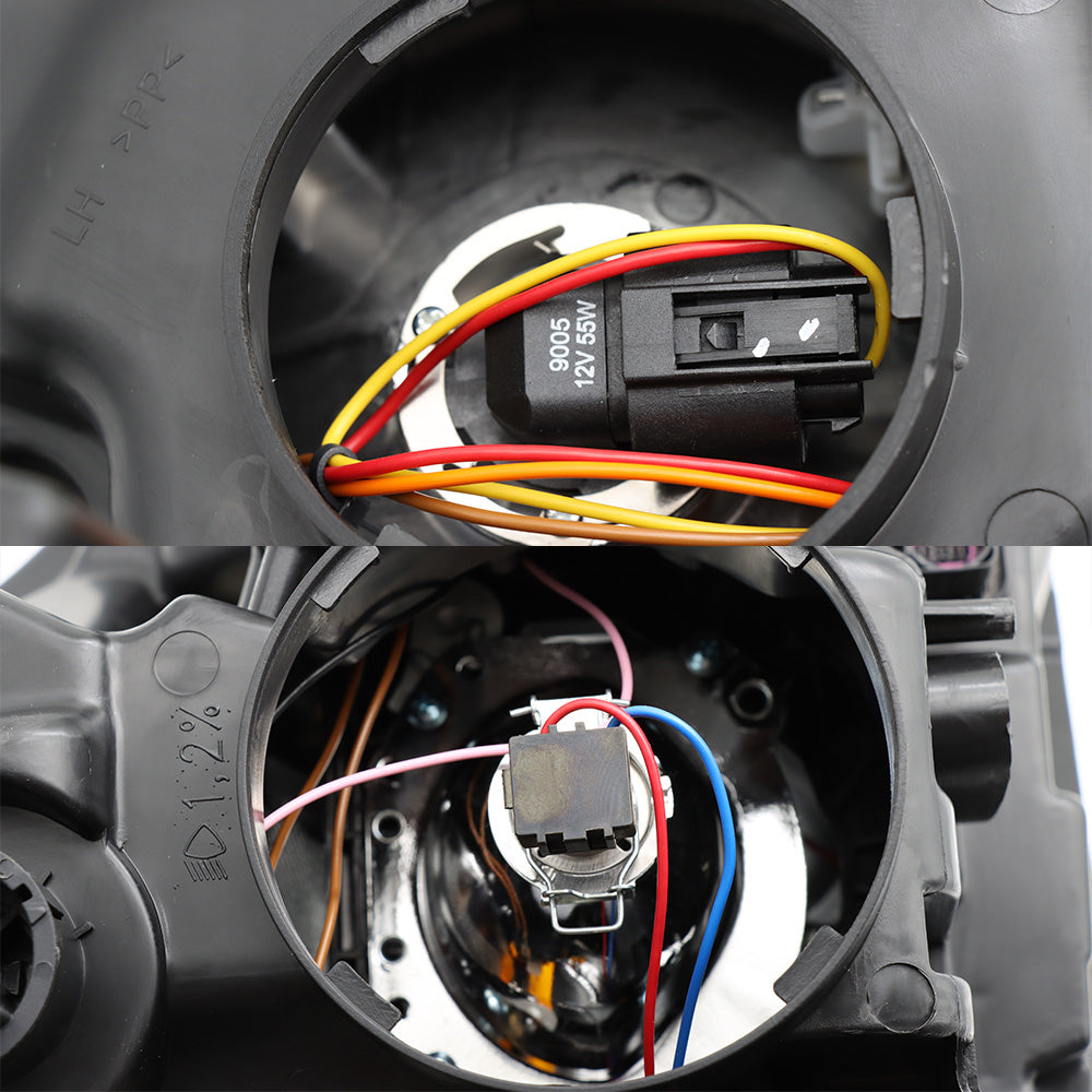 Headlights for Kenworth T680 2013-2021, Chrome Headlights Included Bulbs Compatible With Kenworth T680 2013-2021