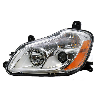 Headlights for Kenworth T680 2013-2021, Chrome Headlights Included Bulbs Compatible With Kenworth T680 2013-2021