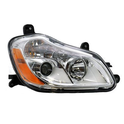 Headlights for Kenworth T680 2013-2021, Chrome Headlights Included Bulbs Compatible With Kenworth T680 2013-2021