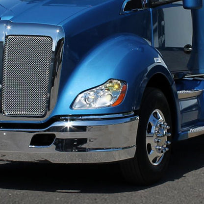 Headlights for Kenworth T680 2013-2021, Chrome Headlights Included Bulbs Compatible With Kenworth T680 2013-2021