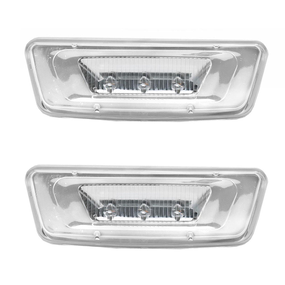 Compatible avec les feux de gabarit et clignotants latéraux Kenworth & Peterbilt 2 pièces