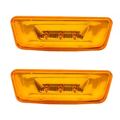 Compatible avec les feux de gabarit et clignotants latéraux Kenworth & Peterbilt 2 pièces