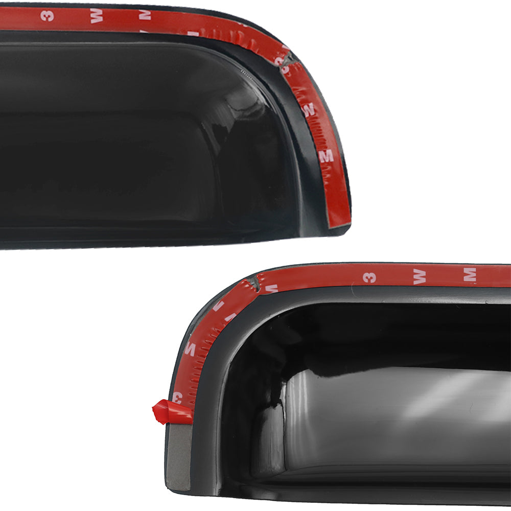 Window Rain Guard Deflectors Compatible With Kenworth T680 2013-2021
