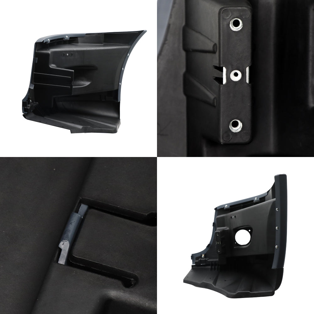Conner Bumper With Fog Light Hole Compatible With Freightliner Cascadia 2008-2017 Driver Side