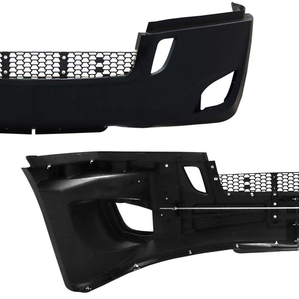 Bumper Assembly With Fog Light Holes Compatible With Freightliner Cascadia 2018+