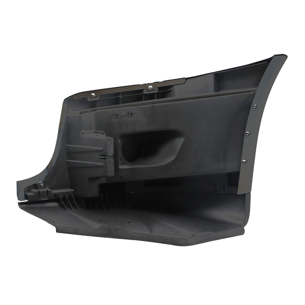 Cache d'extrémité de pare-chocs sans trou pour feu de brouillard compatible avec Freightliner Cascadia 2008-2017 Côté passager