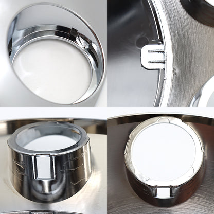 Hub Covers Kit 2 Front and 4 Rear Include Hub Caps