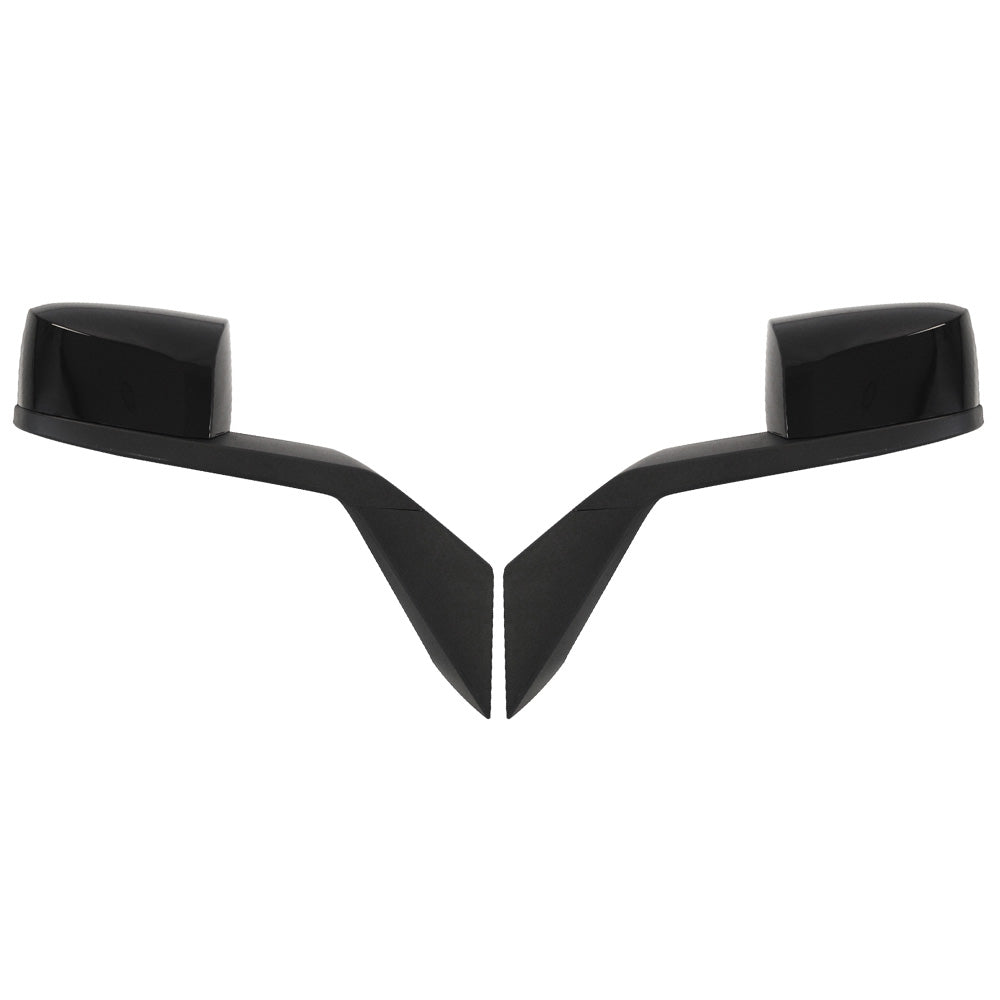 Hood Mirrors for Volvo VNL 2004-2017, Black Hood Mirrors Fit for Volvo VNL 2004-2017