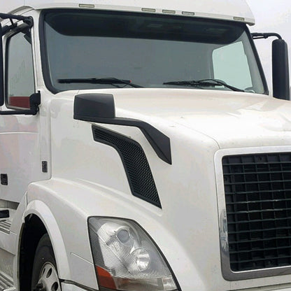 Hood Mirrors for Volvo VNL 2004-2017, Black Hood Mirrors Fit for Volvo VNL 2004-2017
