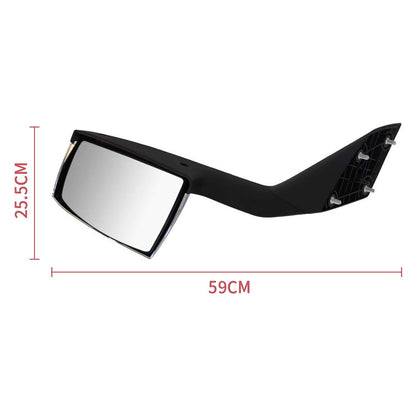 Chrome Hood Mirrors Assembly Compatible With Volvo VNL 2004-2017