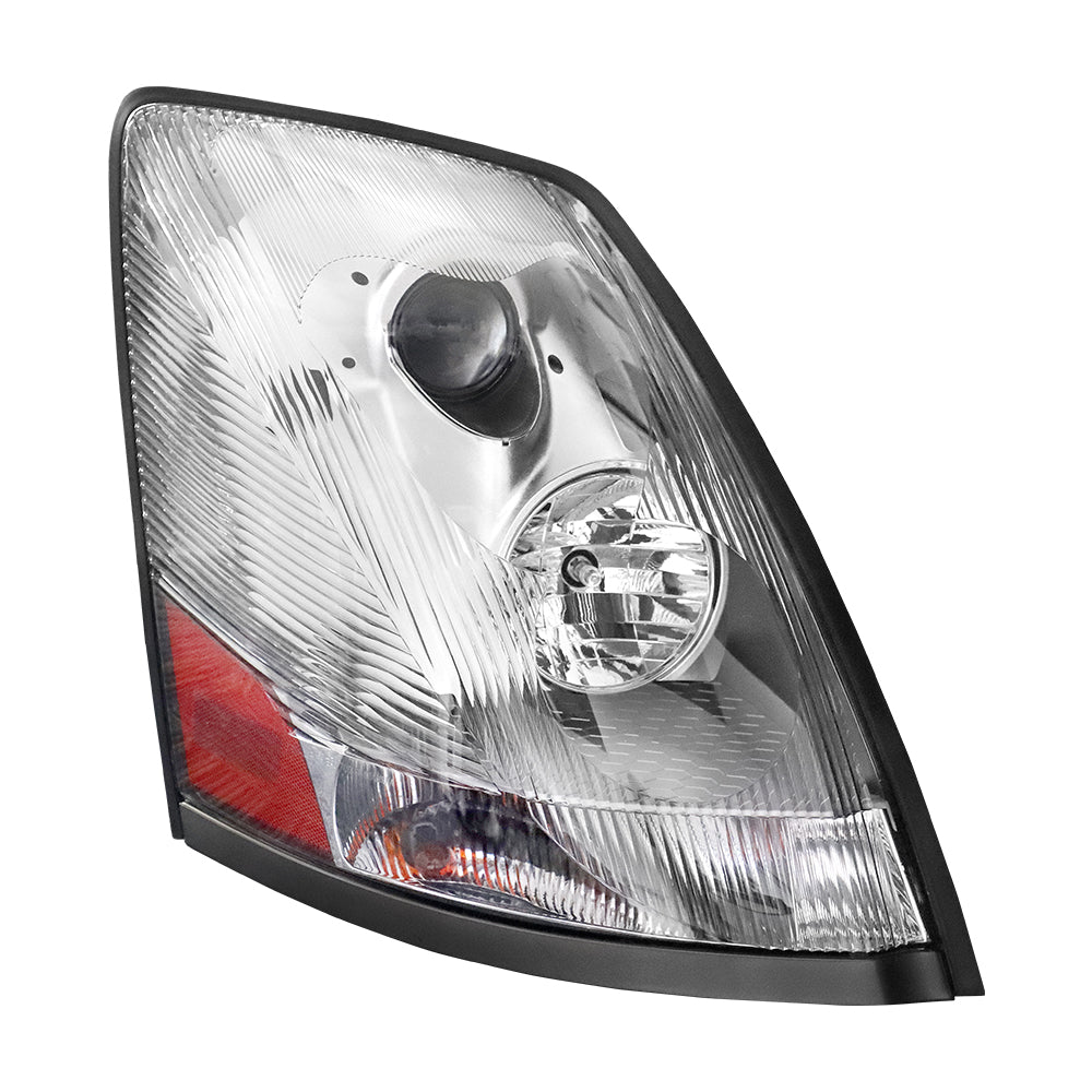 Headlights for Volvo VNL/VNM 2004-2017, Chrome Headlights Assembly fit for Volvo VNL/VNM 2004-2017