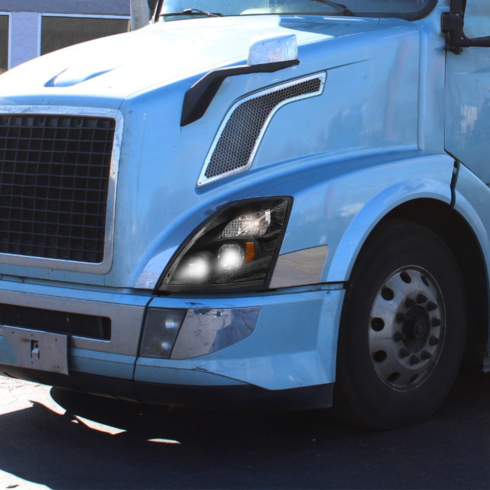 LED Headlights for VOLVO VNL/VNM 2004-2017, LED Headlights Assembly fit for VOLVO VNL/VNM 2004-2017