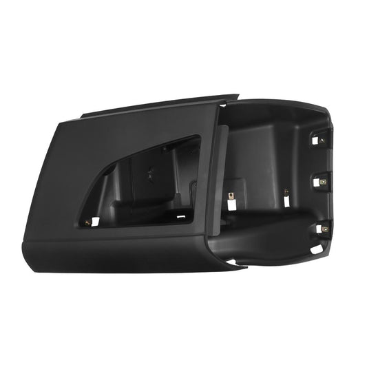 Black Corner Side Bumper Compatible With 2018+ Volvo VNL With Fog Light Hole Left Driver Side