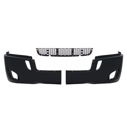 Bumper Assembly With Fog Light Holes Compatible With Freightliner Cascadia 2018+