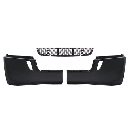 Bumper Assembly Without Fog Light Holes Compatible With Freightliner Cascadia 2018+