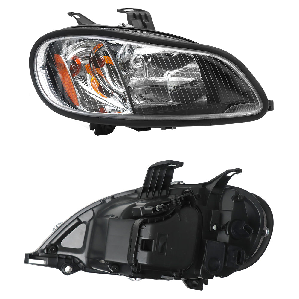 Convient pour l'ensemble de phares noirs Freightliner M2 2004-2013