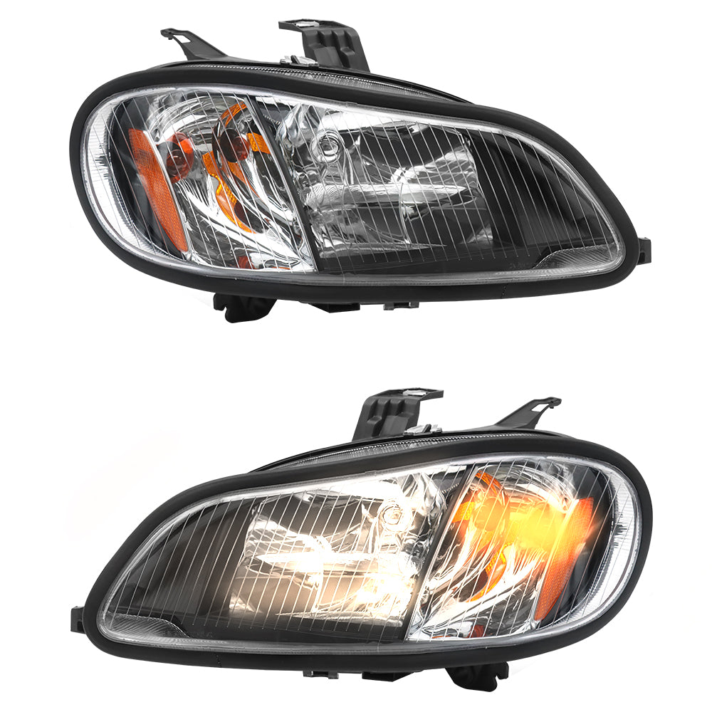 Convient pour l'ensemble de phares noirs Freightliner M2 2004-2013