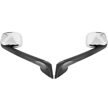 Hood Mirrors for Freightliner Cascadia 2018+, Chrome Hood Mirrors Fit for Freightliner Cascadia 2018+