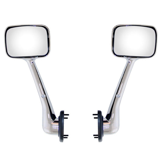 Compatible avec les rétroviseurs de capot chromés complets Freightliner Cascadia 2008-2016