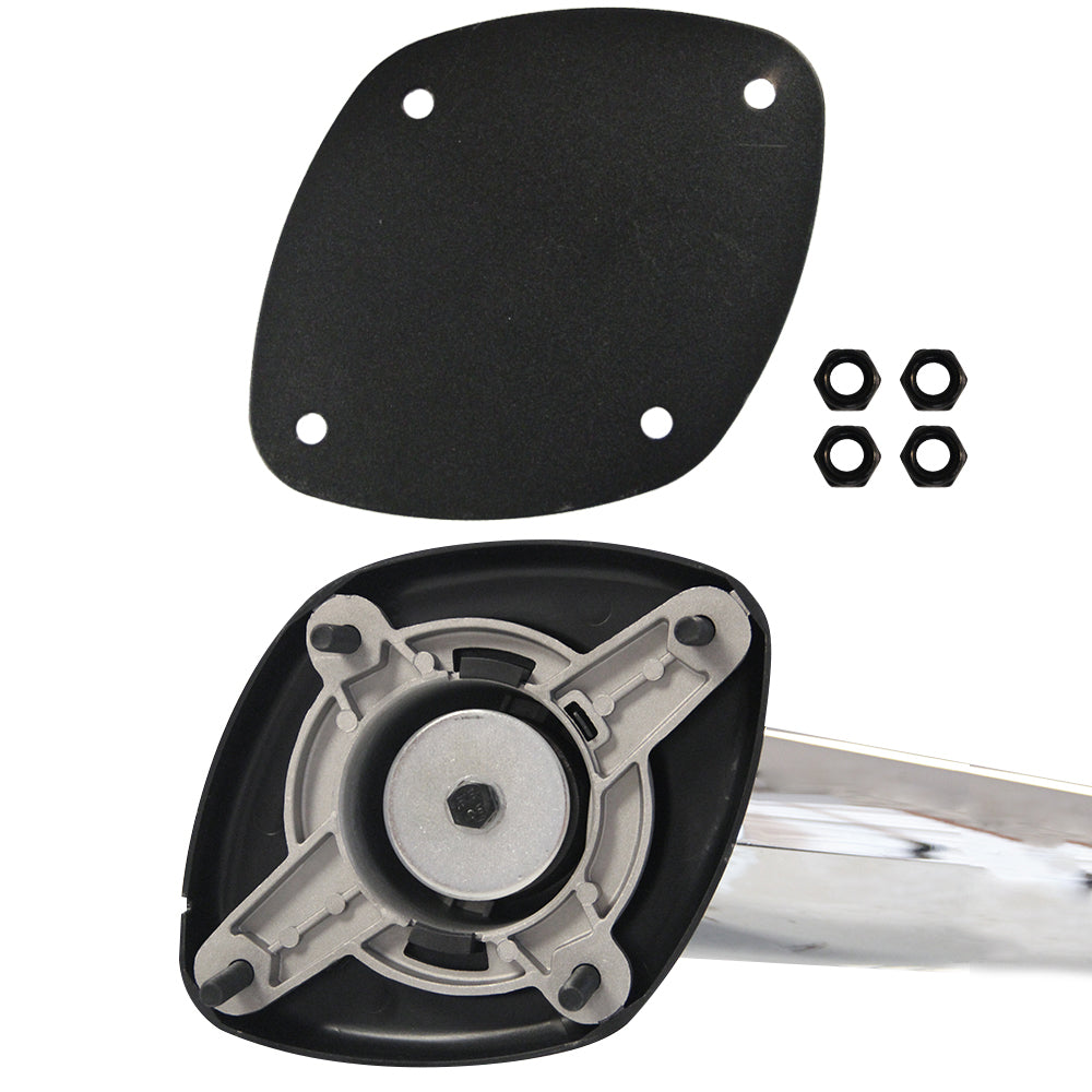 Complete Chrome Hood Mirrors Compatible With Freightliner Cascadia 2008-2017