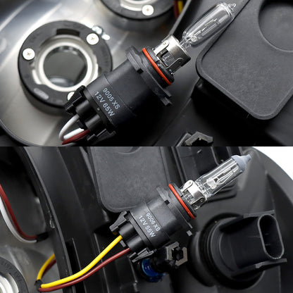 Compatible avec les phares halogènes noirs Freightliner Columbia