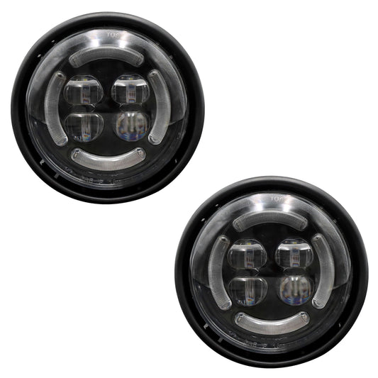LED Fog Lights Fit For Freightliner Columbia 2004-2017 Driver and Passenger Side
