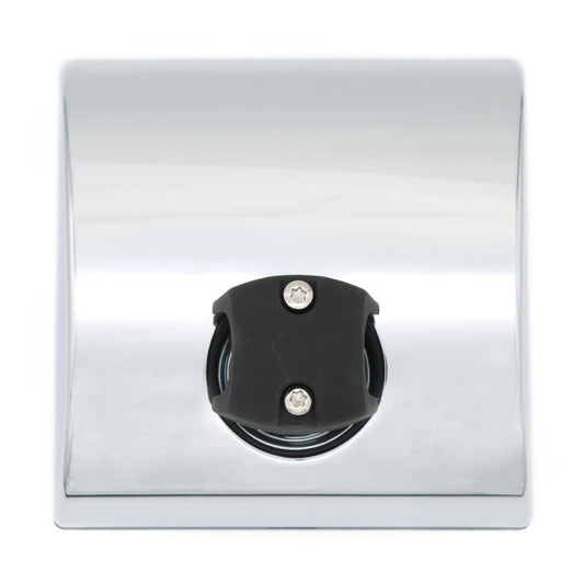 Hood Mirror for International ProStar 2008-2016, Chrome Square Convex Hood Mirror Compatible With International ProStar 2008-2016