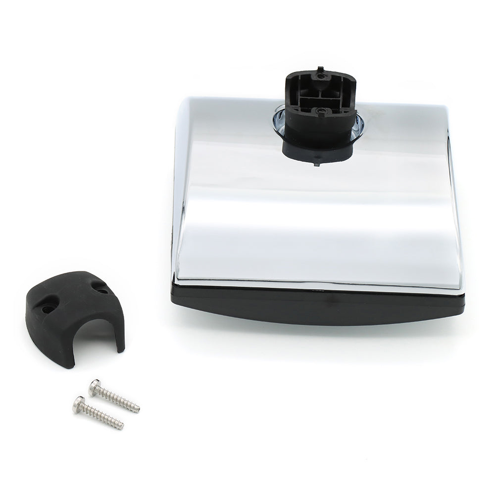 Hood Mirror for International ProStar 2008-2016, Chrome Square Convex Hood Mirror Compatible With International ProStar 2008-2016