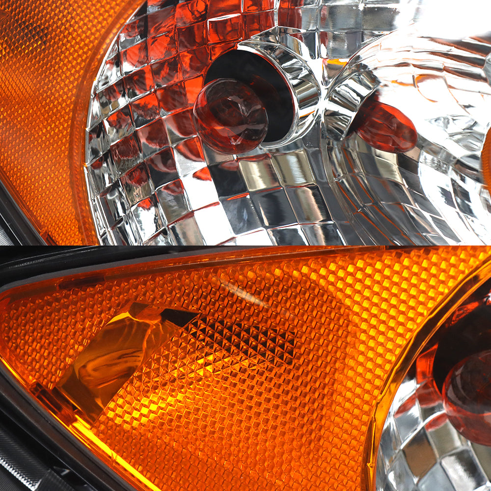 Headlights for International ProStar 2008-2016, Black Headlights Assembly fit for International ProStar 2008-2016