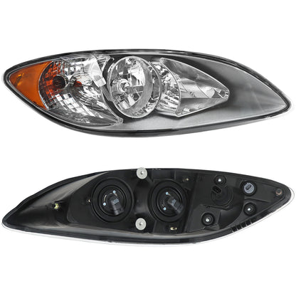 Chrome Headlights Assembly  Compatible With International ProStar 2008-2016